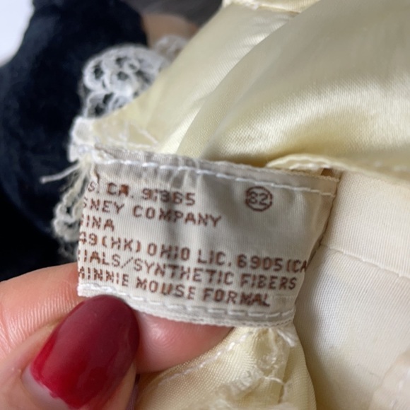 Vintage Formal Dress Minnie Mouse Rubber Face by Applause - Picture 9 of 16